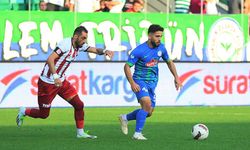 Rize'de puanlar paylaşıldı: Rizespor 1 - 1 Sivasspor