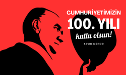 Türkiye Cumhuriyeti'nin 100. yılı kutlu olsun