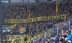 Bundesliga'da taraftarlardan lig yönetimine protesto