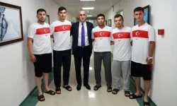 Hacıosmanoğlu tedavi gören askerleri ziyaret etti