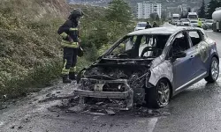 Samsunspor’un yıldızı Musaba ölümden döndü! Otomobili alev topuna döndü