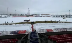 TFF 2. Lig maçı kar yağışı nedeniyle ertelendi