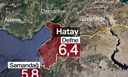 Hatay'da art arda 2 deprem! Bölge 6,4 ve 5,8 ile sarsıldı