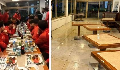 Balıkesirsporlu futbolcular yemek yerken saldırıya uğradı!