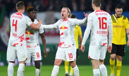 Leipzig, Dortmund'u kupanın dışına itti! 2-0