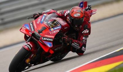 MotoGP ABD Grand Prix'sinde zaferin sahibi Francesco Bagnaia