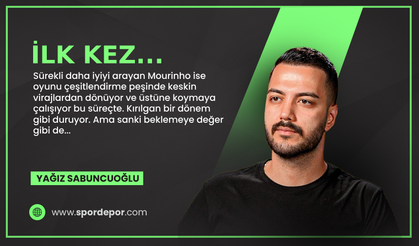 Yağız Sabuncuoğlu yazdı: İlk kez...