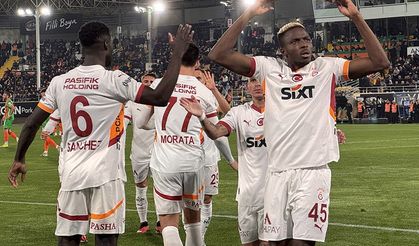 Galatasaray, Alanya'da geriden gelerek kazandı!