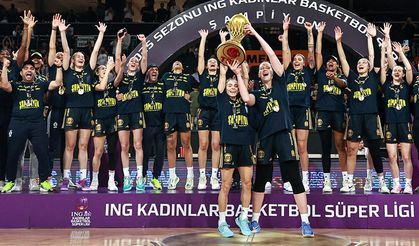 Kadınlar Basketbol Süper Ligi'nde şampiyon Fenerbahçe oldu!
