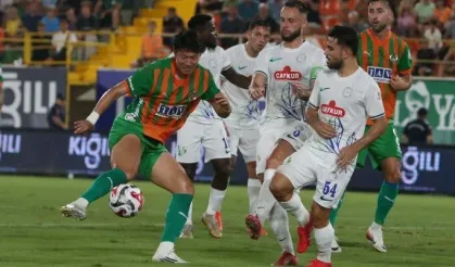 Alanyaspor - Rizespor maçında puanlar paylaşıldı