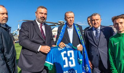 Cumhurbaşkanı Erdoğan’dan Rizespor Ziyareti