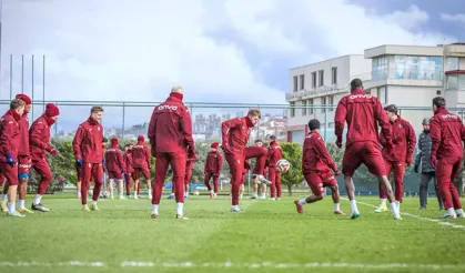 Trabzonspor, Kayserispor maçı hazırlıklarını sürdürdü