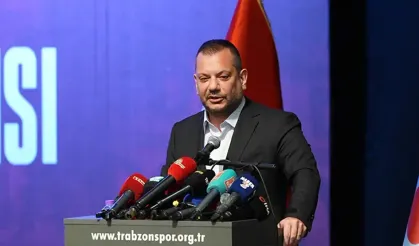 Trabzonspor Başkanı Ertuğrul Doğan: Hedefimiz ligi ikinci sırada tamamlamak