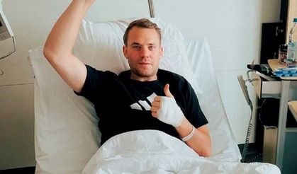 Neuer kayak yaparken bacağını kırdı