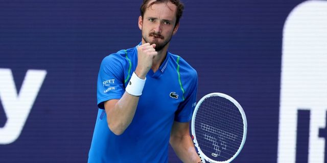 Miami Açık Tenis Turnuvası'nda zafer Medvedev'in oldu