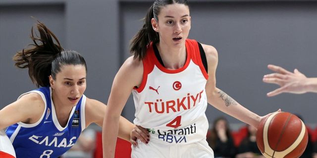 A Milli Kadın Basketbol Takımı, Yunanistan'ı farklı geçti