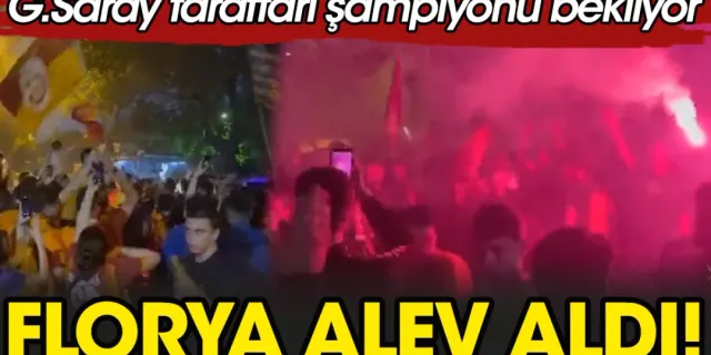 Florya alev aldı: Galatasaray taraftarı şampiyonu bekliyor