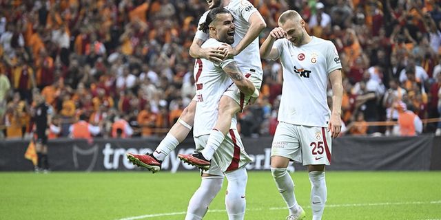 6 gollü maçta gülen Galatasaray