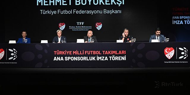 TFF'den milli takımlar için yeni sponsorluk anlaşması
