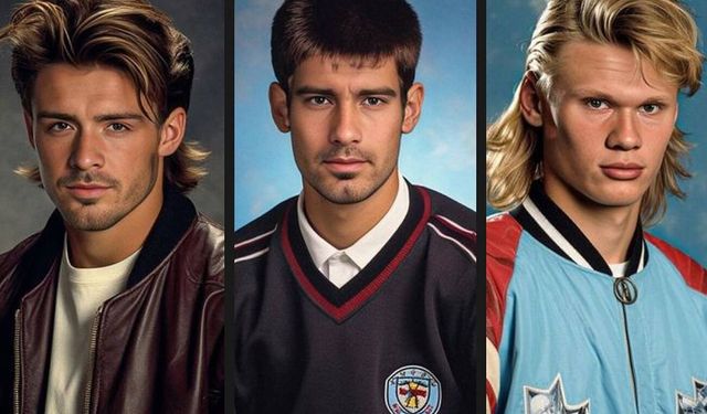 Yapay Zeka, Manchester City'nin yıldızlarını 90'lara götürüyor: Kim kim?