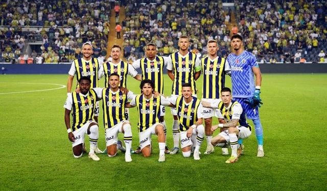 Kasımpaşa Fenerbahçe maçının ilk 11'leri belli oldu