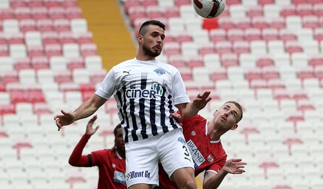 Kasımpaşa tek golle EMS Yapı Sivasspor'u yıktı