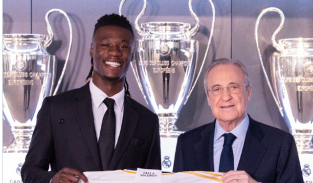 Eduardo Camavinga, Real Madrid'le 2029 yılına kadar yeni sözleşme imzaladı