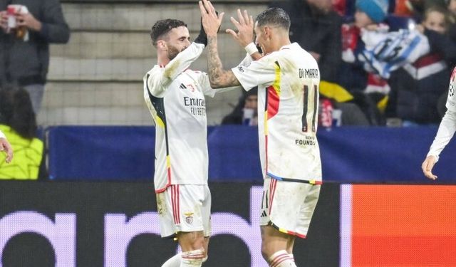 Benfica, Salzburg'u 3 golle geçti