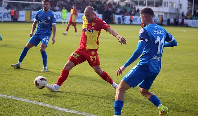 Bodrum FK, Göztepe'nin galibiyet serisini bitirdi