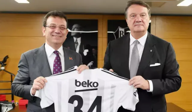 Ekrem İmamoğlu'ndan Beşiktaş Jimnastik Kulübü'ne ziyaret