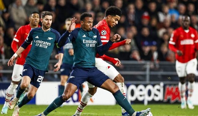 PSV ile Arsenal el ele üst turda! 1-1