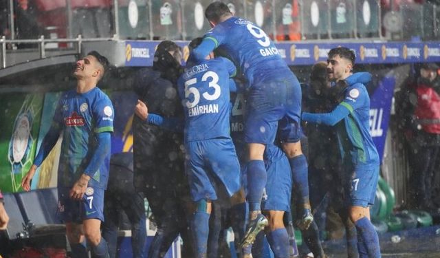 Rizespor, sahasında Adana Demirspor'u tek golle geçti