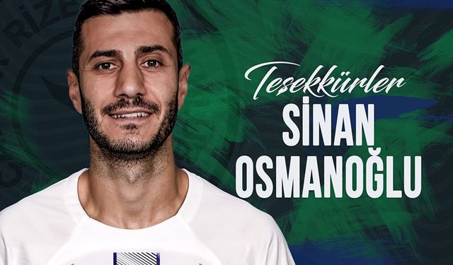 Rizespor'da Sinan Osmanoğlu'nun sözleşmesi feshedildi