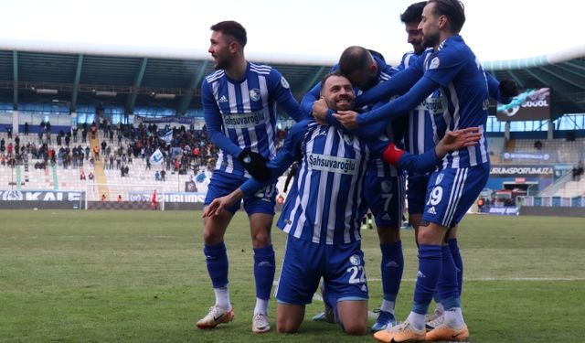 Erzurumspor FK evinde hata yapmadı: 3 puanı 2 golle aldı
