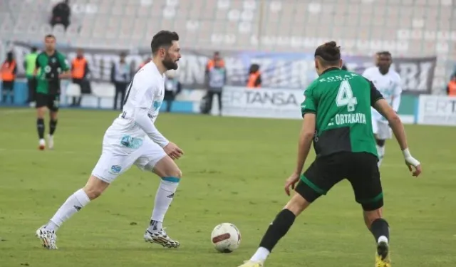 Erzurumspor - Kocaelispor maçında gol sesi çıkmadı