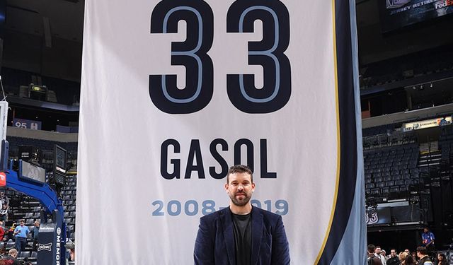 Marc Gasol'ün forması emekliye ayrıldı