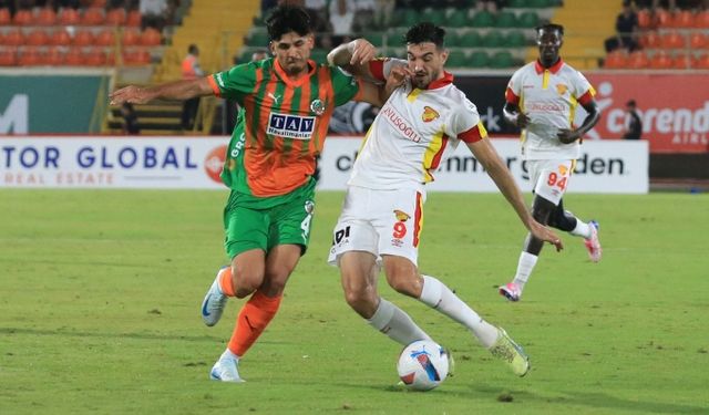 Alanyaspor - Göztepe maçında puanlar paylaşıldı