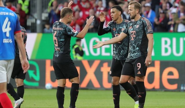 Bayern Münih, Holstein'e patladı: 6 gollü galibiyet!