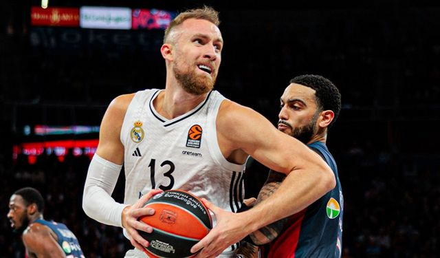 Real Madrid'e bir darbe daha! Baskonia 4 sayıyla kazandı