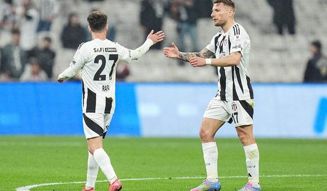 Beşiktaş galibiyet hasretini dindirdi: 5 golle şov yaptı!