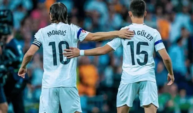 Arda Güler'den Modric'e veda: "Teşekkürler big brate"