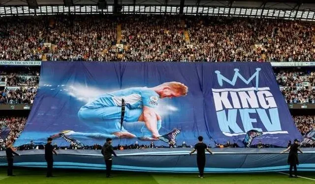 De Bruyne, Etihad'a 3 puan ile veda etti