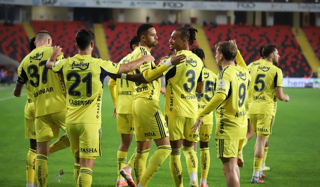Fenerbahçe, Gaziantep FK’ya karşı 10. kez üst üste kazandı