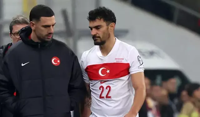 Milli Takımda Sakatlık Şoku! Kaan Ayhan Oyuna Devam Edemedi