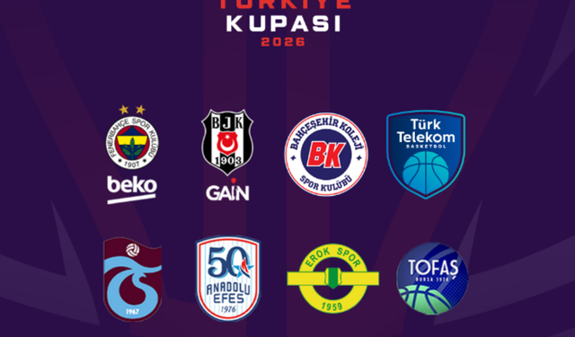 Basketbol Türkiye Kupası'nda Çeyrek Final Kurası Çekildi
