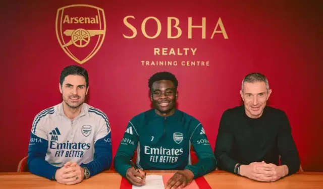 Bukayo Saka, Arsenal ile Nikah Tazeledi!
