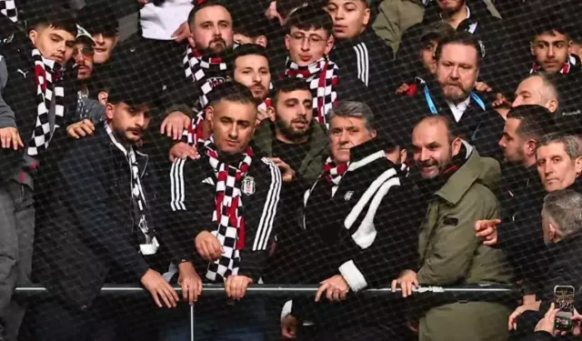 Beşiktaş JK Deplasmanda Kazandı, Serdal Adalı Taraftarla Tribündeydi