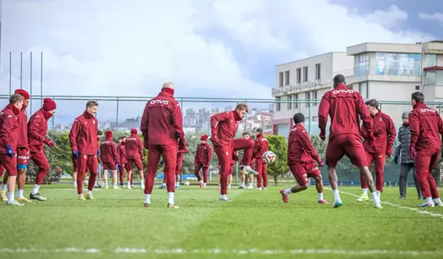 Trabzonspor, Kayserispor maçı hazırlıklarını sürdürdü
