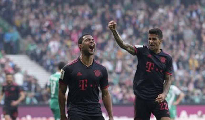 Bayern Münih, Werder Bremen deplasmanında 2-1'le kazandı