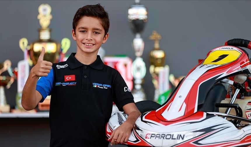 11 yaşındaki Milli sporcu İskender Zülfikari, İtalya WSK Süper Master Serisi'ni 1. tamamladı
